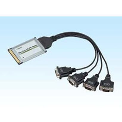 CARDBUS RS-232C 4CH シリアルI/Oカード COM-4(CB)H