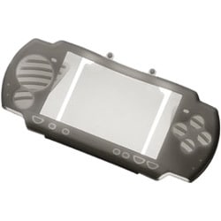 ポータブルゲーム機用シリコンカバー ブラック [PSP-2000用]