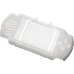 ポータブルゲーム機用シリコンカバー ホワイト [PSP-2000用]