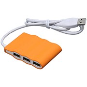 USB2.0ハブ バスパワー専用 4ポート オレンジ BASH401OR ASシリーズ