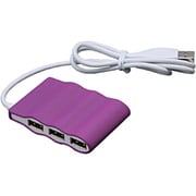 USB2.0ハブ バスパワー専用 4ポート パープル BASH401PU ASシリーズ