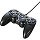 振動＆連射機能付 PS3/アナログ/デジタル USBゲームパッド 12ボタン ブラック BSGPCP1201BK