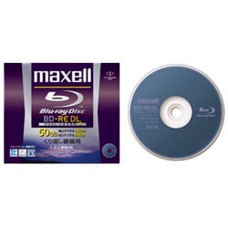 録画用 BD-RE DL Ver.2.1 1-2倍速 片面二層 50GB 1枚 BDRE50V.1P