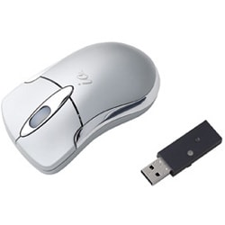 USB接続 ワイヤレス光学式マウス 中型 スパークシルバー MA-WIH2K-S