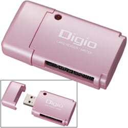 SD専用カードリーダー ピンク CRW-SD35P