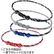 RAKUWAネック X30 [チタンネックレス （55cm・レッド/ホワイト）]