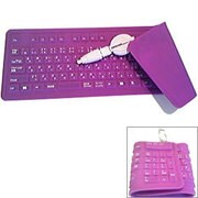 シリコンキーボード ディーバイオレット SKP-PR442