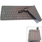 シリコンキーボード ミディアムブラック SKP-MB446