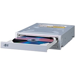 SATA接続 内蔵型 スーパーマルチドライブ DVD±R 2層対応 ホワイト DVSM-X20FBS-WH