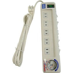 電力計付省エネタップ個別集中スイッチ5個口 SHK562WH