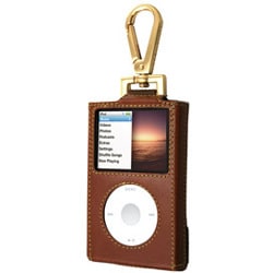 TUN-IP-100114 （キャラメルブラウン/ゴールデングロースティッチ） [iPod classic/iPod 5G用 キャリングケース] PRIE Ambassador for iPod classic