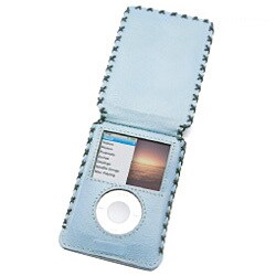 TUN-IP-100123 (ブルー) [第3世代 iPod nano用 キャリングケース] PRIE Moccasin nano 3G Blue Vachetta