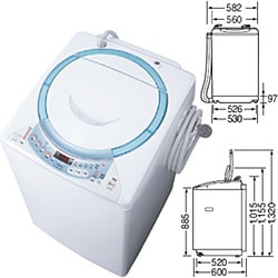 ヨドバシ.com - 日立 HITACHI NW-D6HX-A [洗乾白い約束 タテ型洗濯乾燥
