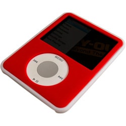 RT-N3DS1/R （レッド） [iPod nano 3rd用 シリコンジャケット]