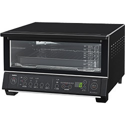 オーブントースター （ブラック） 熱風包み焼きコンベクション SK-WF10-K