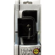 CHL-L02K HigherWearケースブラック横型 [携帯電話用キャリングケース]