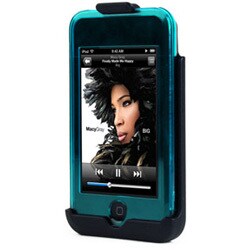 SPK-IP-000076 （アクア） [iPod touch用 クリアケース スタンドクリップホルスターセット] SeeThru for iPod touch