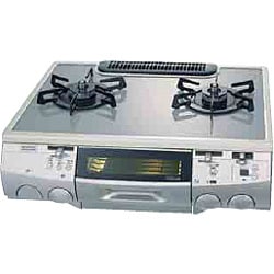 ガステーブル（プロパンガス用左強火タイプ） シャンパンゴールド セイフル LW-2245TS5SG-L-LP
