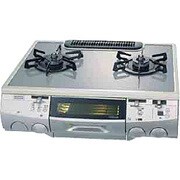 ガステーブル（プロパンガス用右強火タイプ） シャンパンゴールド セイフル LW-2245TS5SG-R-LP