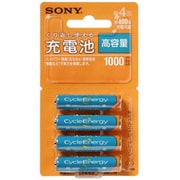 ニッケル水素充電池 単4形 4本 サイクルエナジー NH-AAA-4BF