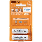 ニッケル水素充電池 単3形 2本 サイクルエナジー NH-AA-2BKA