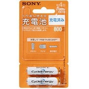 ニッケル水素充電池 単4形 2本 サイクルエナジー NH-AAA-2BKA