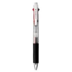 油性ボールペン JETSTREAM（ジェットストリーム） 3色ボールペン 0.7mm 超低摩擦インク インク色：3色（黒・赤・青） 本体色：透明 SXE340007.T