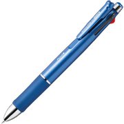 多機能ペン クリップ-オン マルチ1000 ボール径:0.7mm インク色:4色(黒・青・赤・緑) シャープペン芯径:0.5mm 本体色:青 可動式バインダークリップ搭載 B4SA2-BL