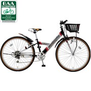 子ども用自転車 エコチャンピオンエース CIデッキ 20型 外装6段変速 ブラック＆シルバー EA206 1A820B