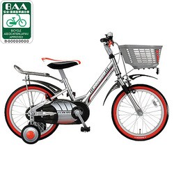 幼児用自転車（14型） シルバー エコキッズDXスポーツ EKD14S 2A810B