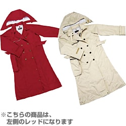 自転車用レインコート（女性用） RW-AGM B291800RE（レッド） レインコートmama（Mサイズ）