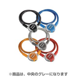 ワイヤーロック（60cm） WL-PPL A521600GR（グレー） プッシュポンロック