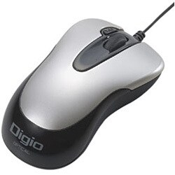 USB 光学式 ダブルクリックマウス シルバー MUS-UKT55SL