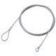 セキュリティワイヤー W3.8mm×H0.5m シルバー ESL-W0538