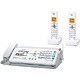 普通紙FAX（子機2台） UX-D28CW（ホワイト系シルキーホワイト） fappy（ファッピィ）