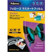 ラミネートフィルム ステッカータイプ A4サイズ用 80ミクロン 10枚入り 5404401 A3 Adhesive Backed 80ミクロン10pk