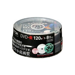 録画用DVD-R 120分 1-8倍速 CPRM対応 20枚 インクジェットプリンタ対応 DR120DPWB20PS