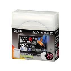 録画用DVD-R 120分 1-8倍速 20枚パック CPRM対応 インクジェットプリンタ対応 DR120DPWB20FS