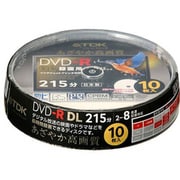 録画用DVD-R DL 215分 2-8倍速 CPRM対応 10枚 インクジェットプリンタ対応 DR215DPWB10PS
