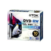 録画用DVD-RW 120分 1-2倍速 CPRM対応 10枚 インクジェットプリンタ対応 DRW120DPA10U