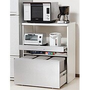 レンジ台 （シルバー） ダストペール3個内蔵タイプ RBDS903S