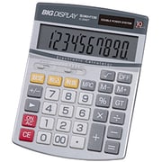 ビッグディスプレイ電卓 セミデスクサイズ 10桁 D-2840T