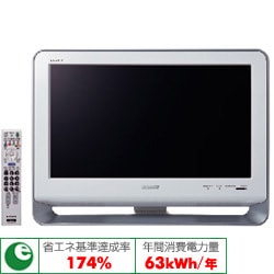 BRAVIA(ブラビア) 20V型 地上・BS・110度CSデジタルハイビジョン液晶テレビ シルバー KDL-20M1 S