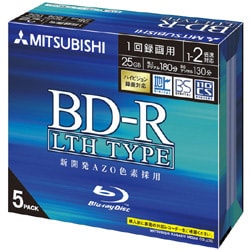 VLR130N5 [録画用 BD-R Ver.1.2 LTH TYPE 1-2倍速 25GB 5枚]