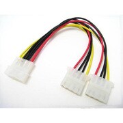 電源分岐ケーブル4PIN2分岐　30cm JDB-DD2/30