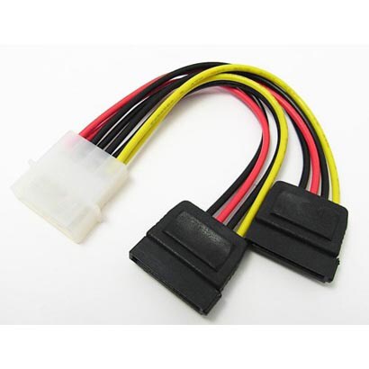 電源変換ケーブル4PIN-SATA15PIN2 JDH-DS2/15