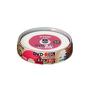 DVD-R DL 8.5GB 片面2層 2-8倍速 インクジェットプリンタ対応 ホワイトレーベル 10枚 DR85PWB10PS