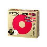 データ記録用ディスク DVD-R インクジェットプリンタ対応 8倍速対応 片面2層 ホワイトディスク 8.5GB 10枚 DR85PWB10S