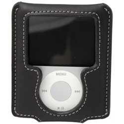 LS-NAN-BLK-03 （ブラック/ブラック） [iPod nano 3rd用レザーケース]