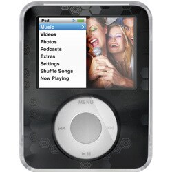 F8Z238 （ブラック） [iPod nano 3rd用 プロテクトケース] REMIX PC CSE HEXAGON（BLACK）
